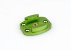 G TMC Alum Flat Surface Mount Tripod 4 Hole Ver ( Green )